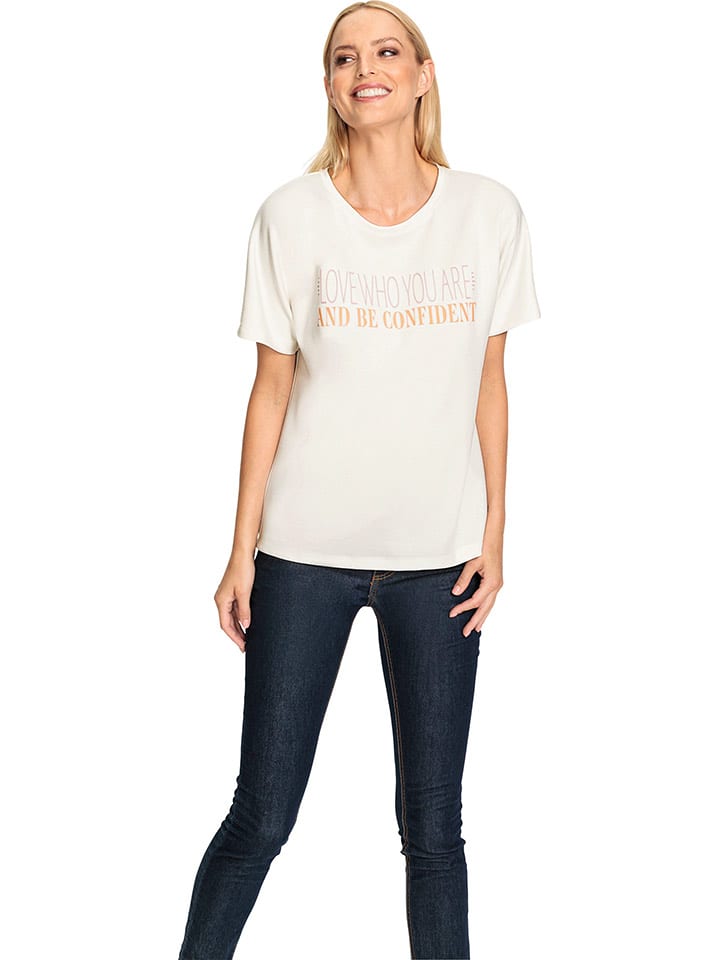 Heine Koszulka w kolorze kremowym rozmiar: 40