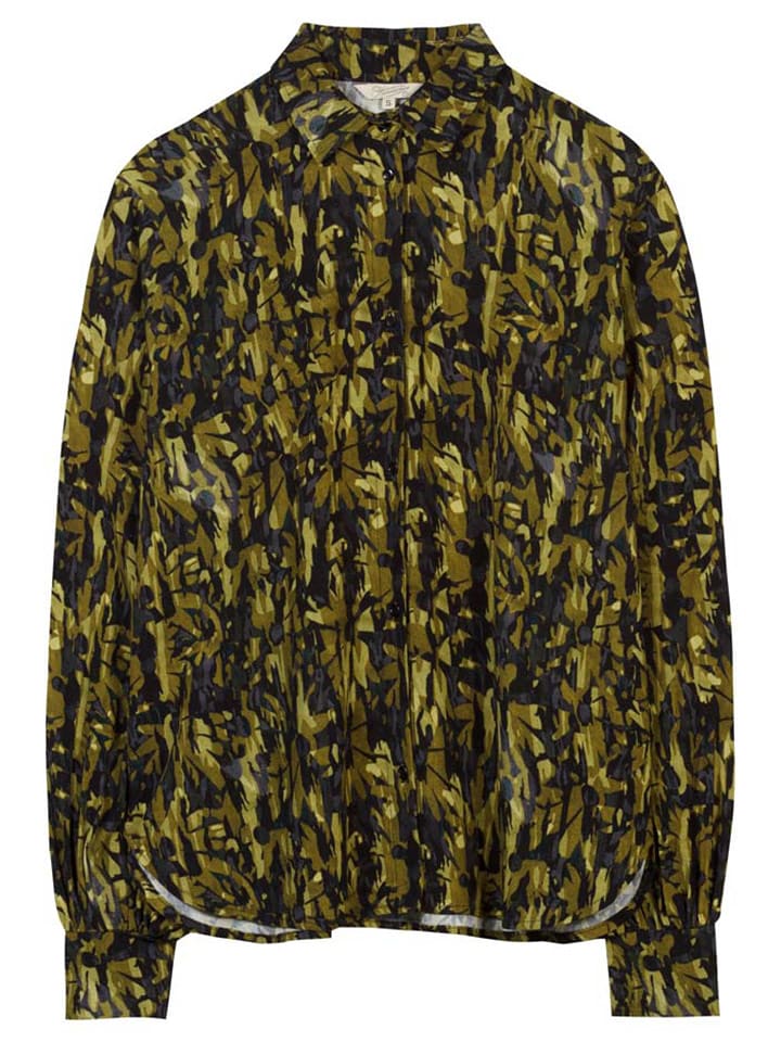 Herrlicher Bluzka w kolorze khaki rozmiar: XS