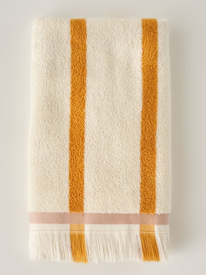 BELLA MAISON Ręcznik "Ella" w kolorze kremowo-pomarańczowym dla gości - 50 x 30 cm rozmiar: onesize