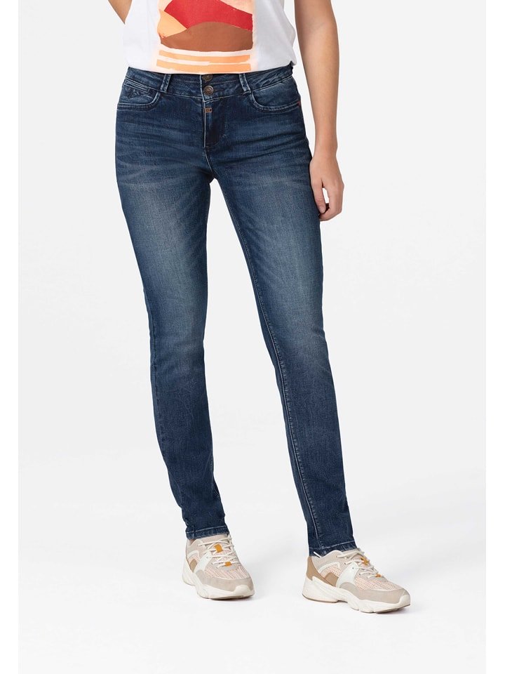 Timezone Dżinsy "Enya" - Slim fit - w kolorze granatowym rozmiar: W30/L32