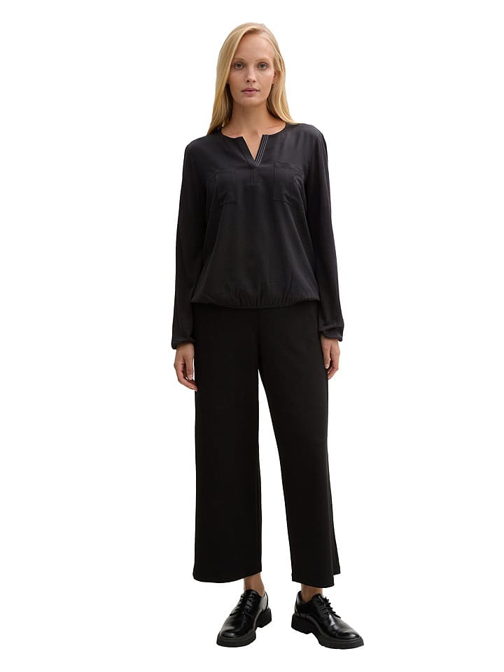 Tom Tailor Bluzka w kolorze czarnym rozmiar: XS