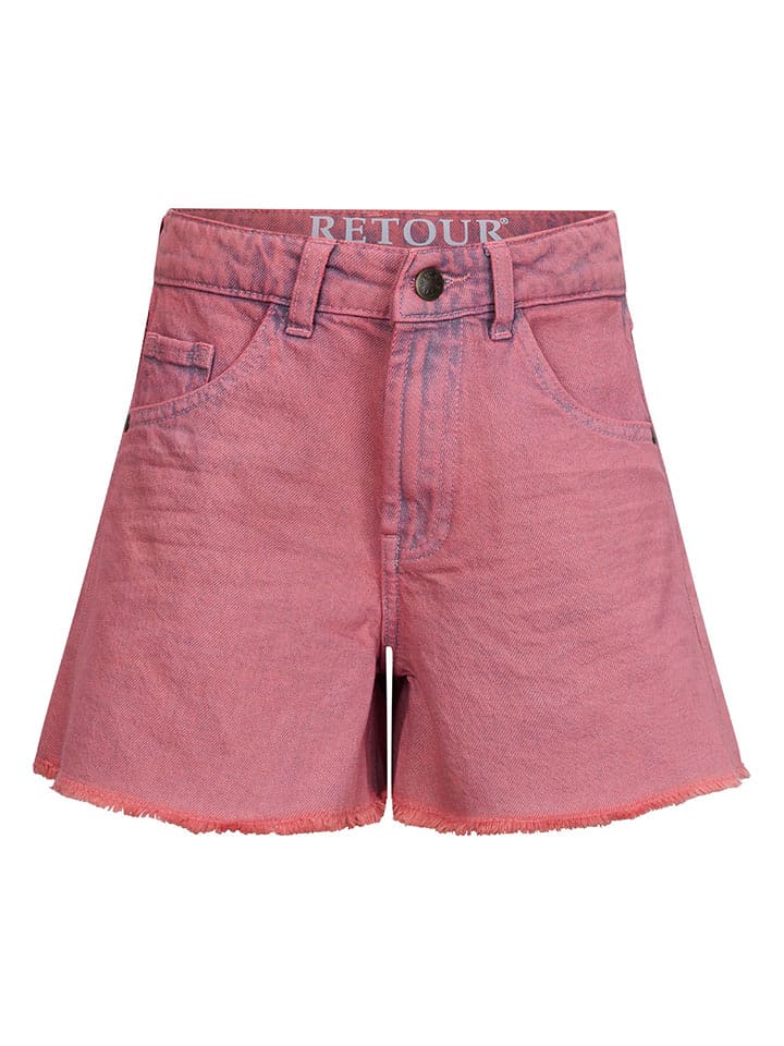 Retour Szorty dżinsowe "Sara" w kolorze różowym rozmiar: 110
