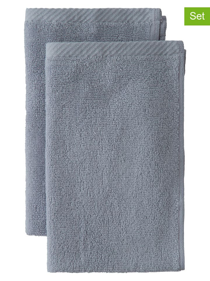 Ellos Home Myjki (2 szt.) "Elise" w kolorze niebieskim rozmiar: 30x50 cm