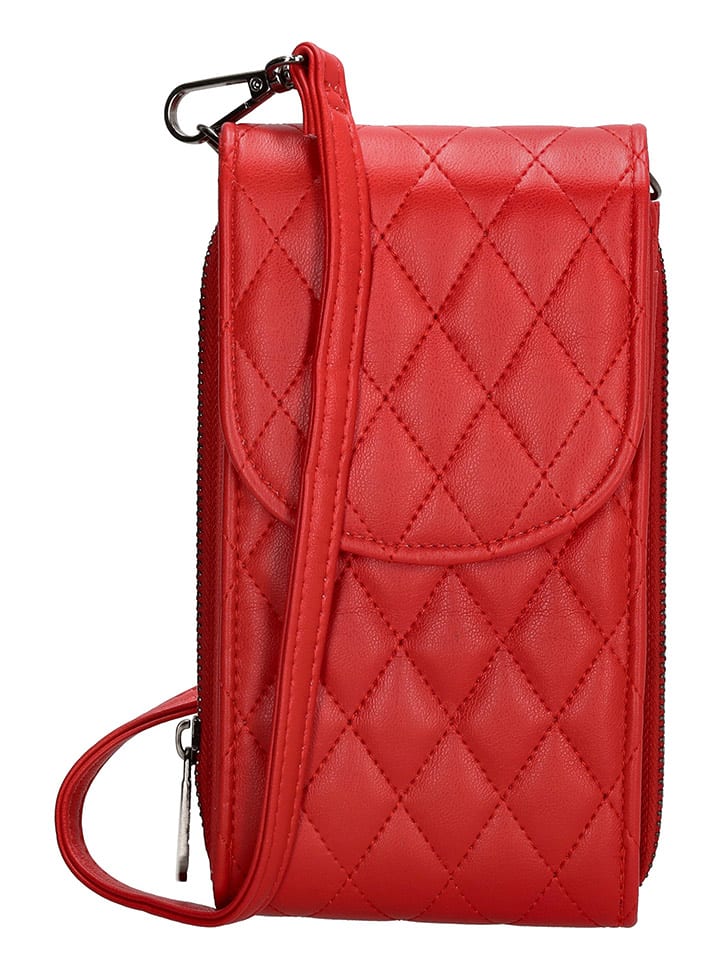 Beagles Torebka "Rebelle" w kolorze czerwonym na telefon - 10 x 19 x 4 cm rozmiar: onesize