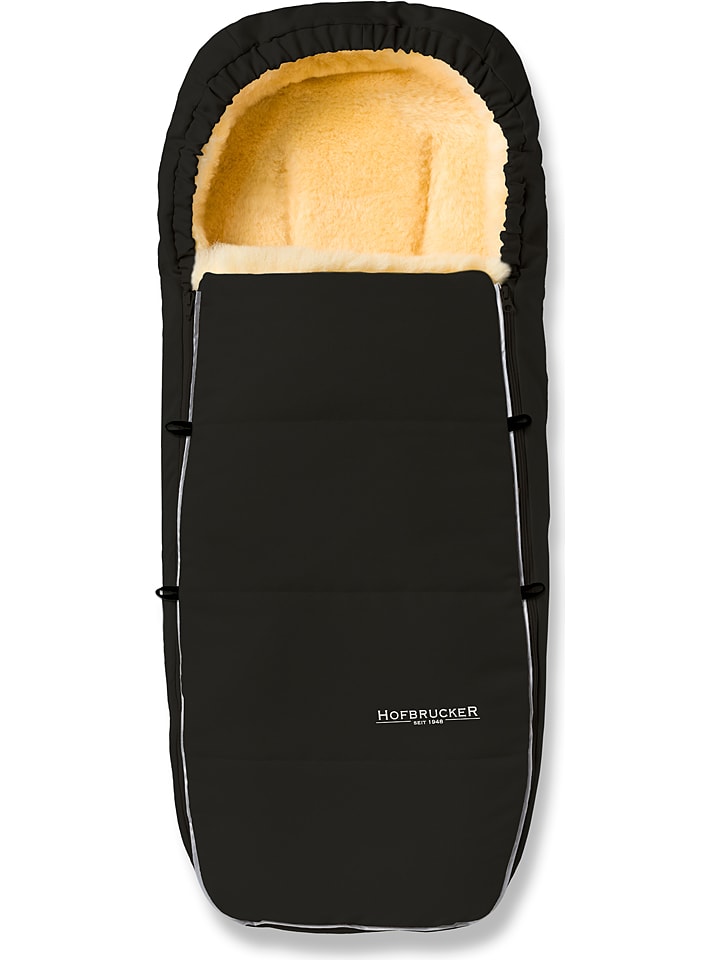 Hofbrucker Śpiworek "Alaska" w kolorze czarnym - 95 x 34 cm rozmiar: onesize