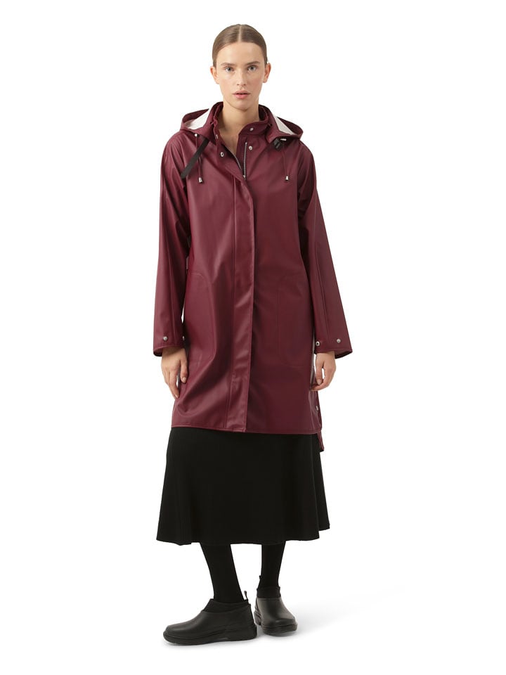 Ilse Jacobsen Płaszcz przeciwdeszczowy w kolorze bordowym rozmiar: 34