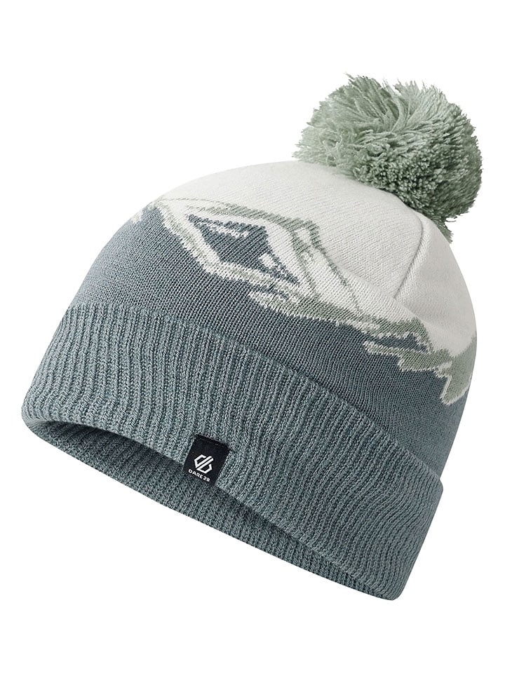 Dare 2b Czapka "Fernie Bobble" w kolorze szaro-zielonym rozmiar: 104-122