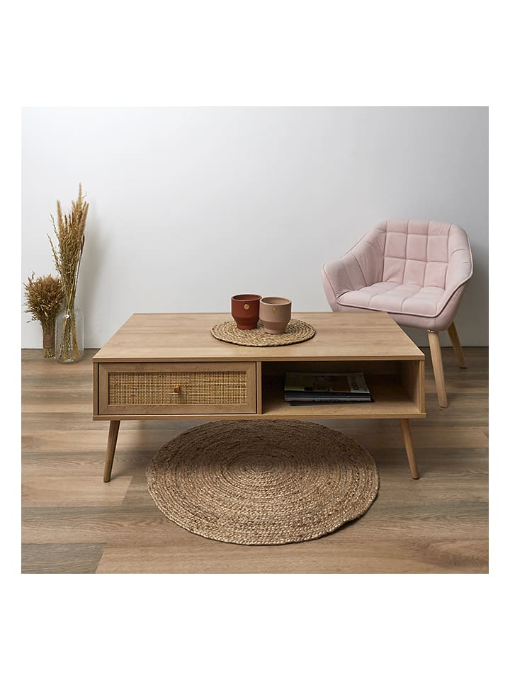 Ethnical Life Ława "Bali" w kolorze jasnobrązowym - 110 x 41 x 59 cm rozmiar: onesize