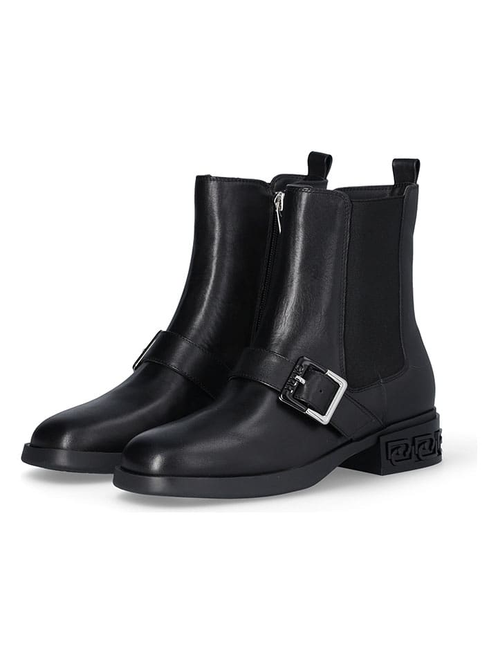 Liu Jo Skórzane botki w kolorze czarnym rozmiar: 39