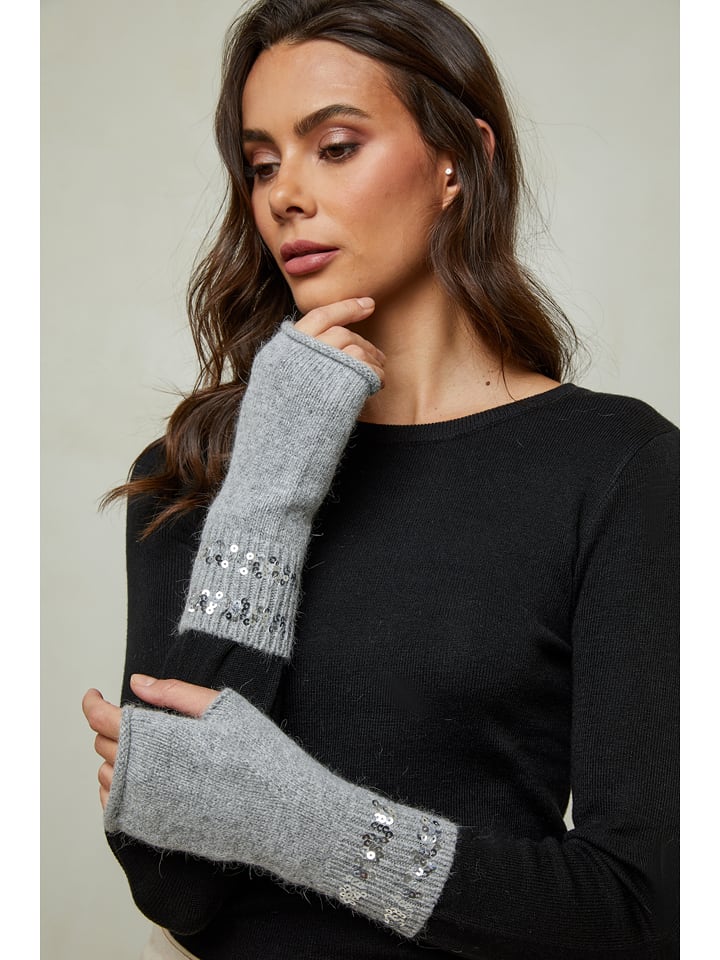 Soft Cashmere Rękawiczki w kolorze szarym rozmiar: onesize