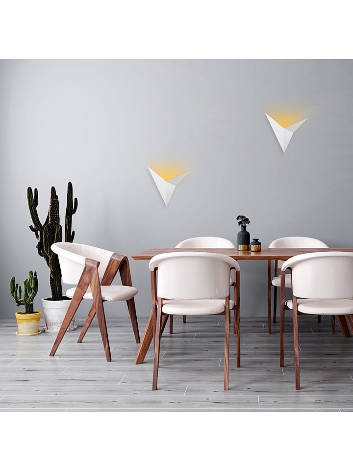 Opviq Lampa ścienna "Bird" w kolorze białym - 34 x 34 cm rozmiar: onesize