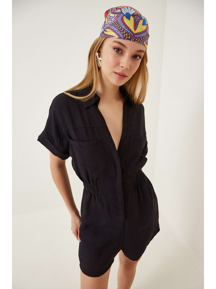 Happiness Istanbul Kombinezon w kolorze czarnym rozmiar: 38