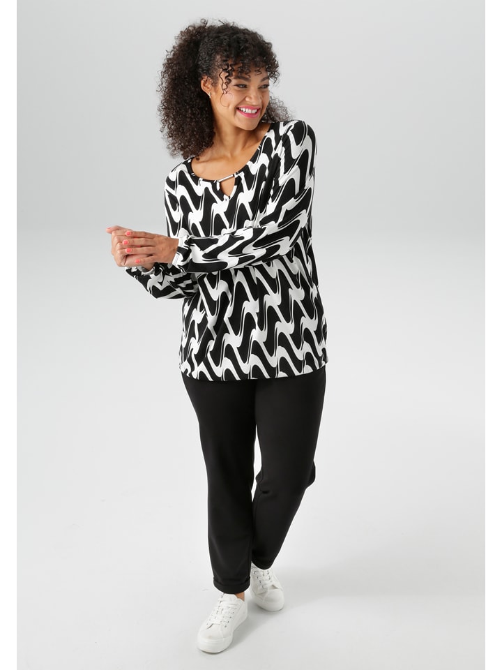 Aniston Bluzka w kolorze czarno-białym rozmiar: 44