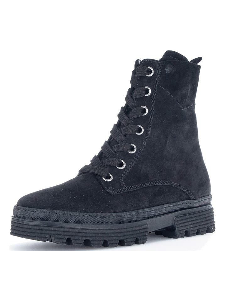 Gabor Skórzane botki w kolorze czarnym rozmiar: 40