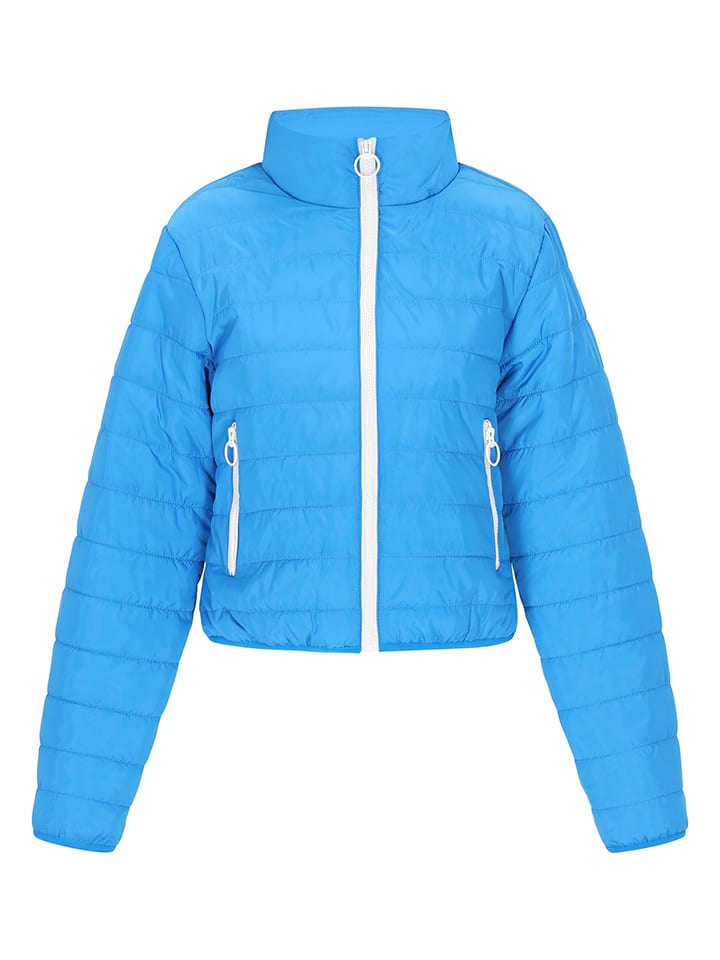 Schmuddelwedda Kurtka pikowana w kolorze niebiesko-białym rozmiar: S