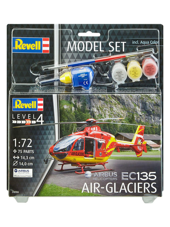 Revell Model "EC135 AIR-GLACIERS" do złożenia - 12+ rozmiar: onesize