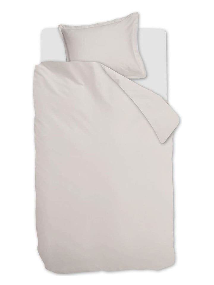 Ambiante Komplet pościeli "Bamboo" w kolorze kremowym rozmiar: 140x200/220 cm
