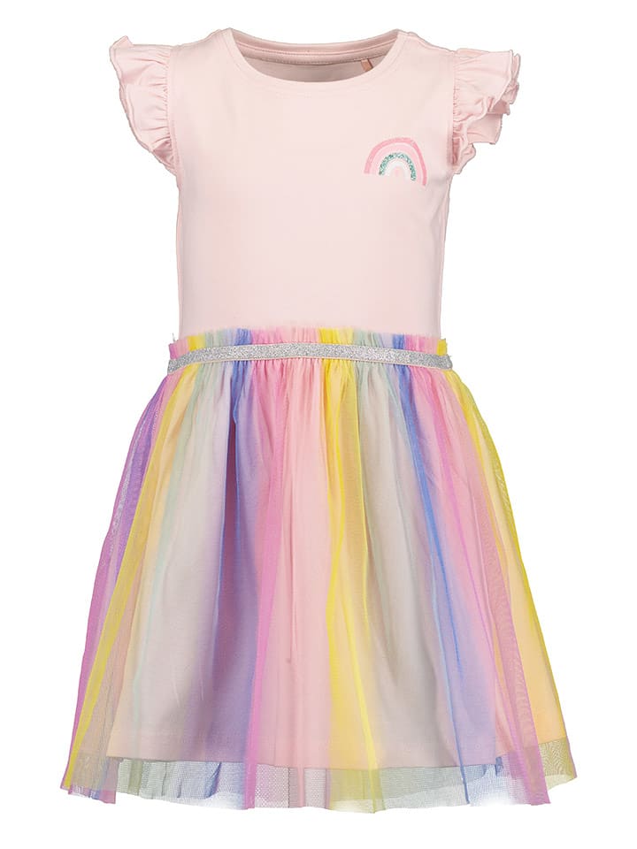 Blue Seven Sukienka w kolorze jasnoróżowym ze wzorem rozmiar: 92