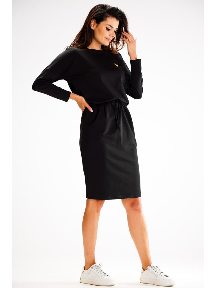 Awama Sukienka w kolorze czarnym rozmiar: XL