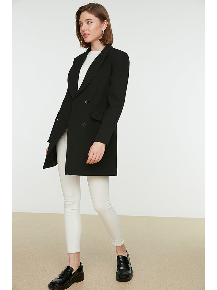 trendyol Blezer w kolorze czarnym rozmiar: 40