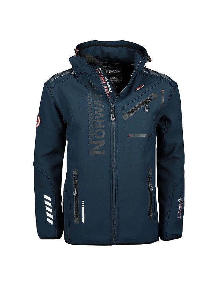 Geographical Norway Kurtka softshellowa "Royaute" w kolorze granatowym rozmiar: 128