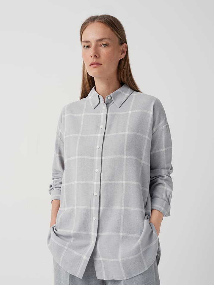 Someday Koszula "Zanou" w kolorze szarym rozmiar: 40