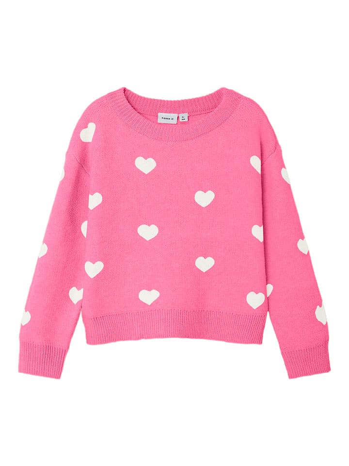 name it Sweter w kolorze różowym rozmiar: 92