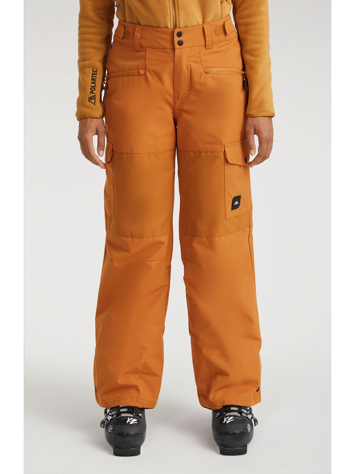 O'Neill Spodnie narciarskie w kolorze jasnobrązowym rozmiar: XL