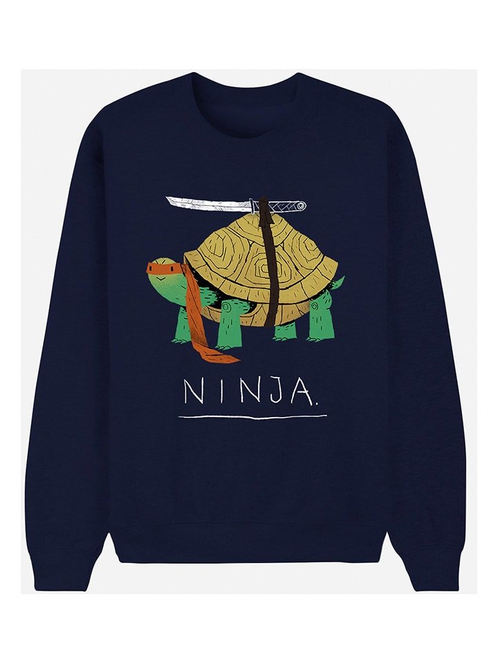 WOOOP Bluza "Ninja Turtle" w kolorze granatowym rozmiar: XL