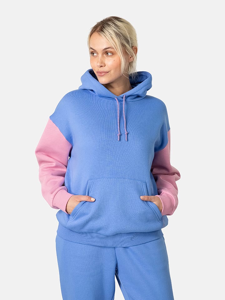 KARI TRAA Bluza "Anelie" w kolorze niebiesko-jasnoróżowym rozmiar: M