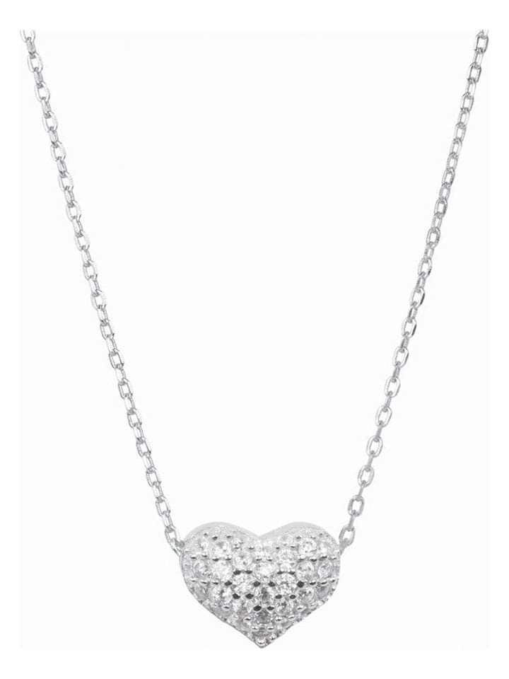 Luxenter Srebrny naszyjnik z elementem ozdobnym rozmiar: onesize