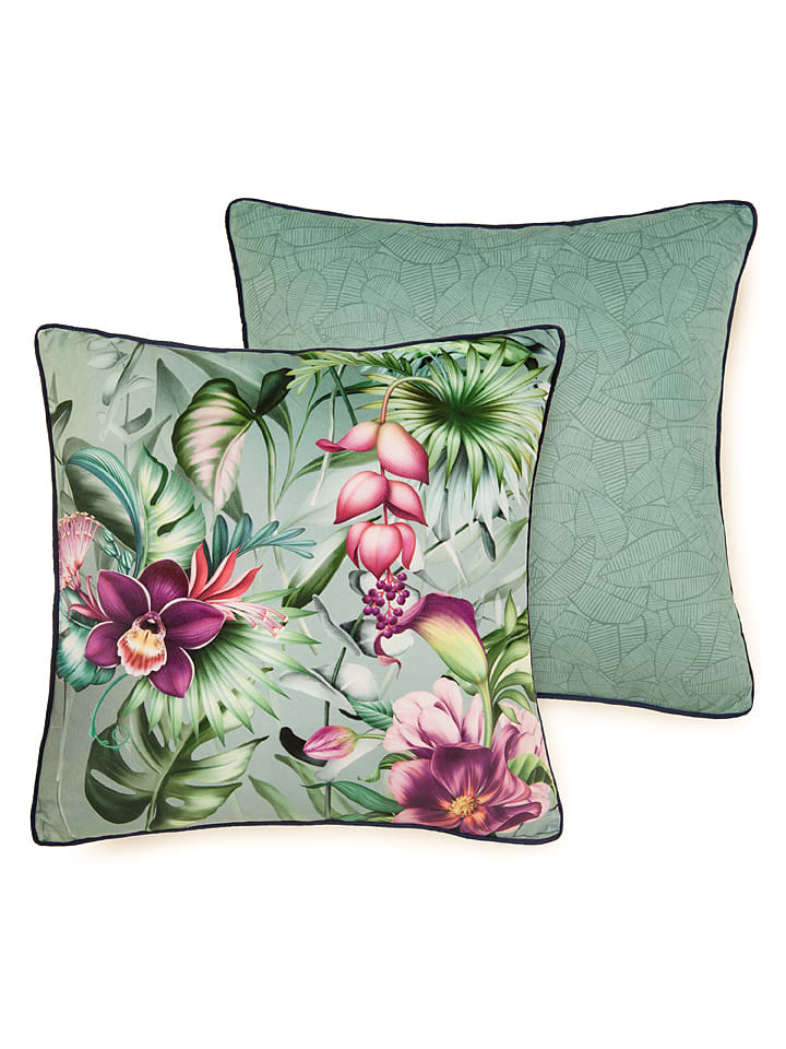 Descanso Poduszka "Allison" w kolorze zielonym rozmiar: 48x48 cm