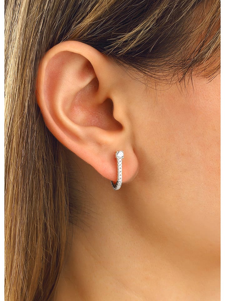 Miu Silver Srebrne kolczyki z cyrkoniami rozmiar: onesize