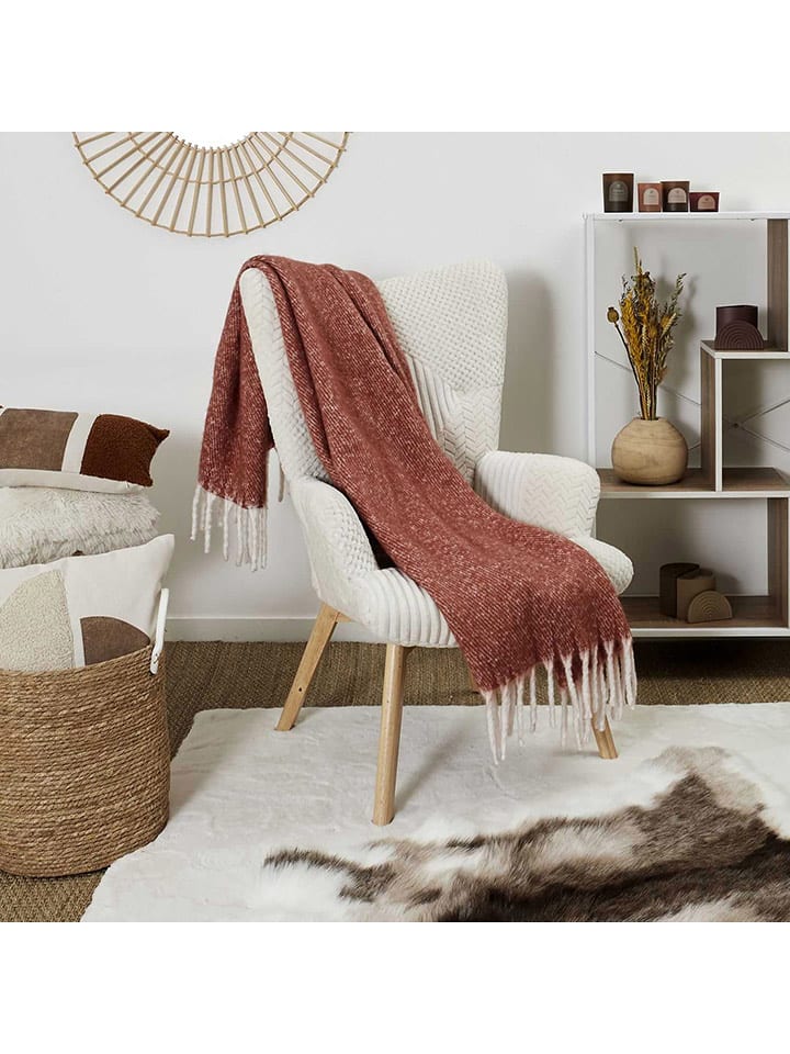 Ethnical Life Pled w kolorze pomarańczowym - 150 x 120 cm rozmiar: onesize