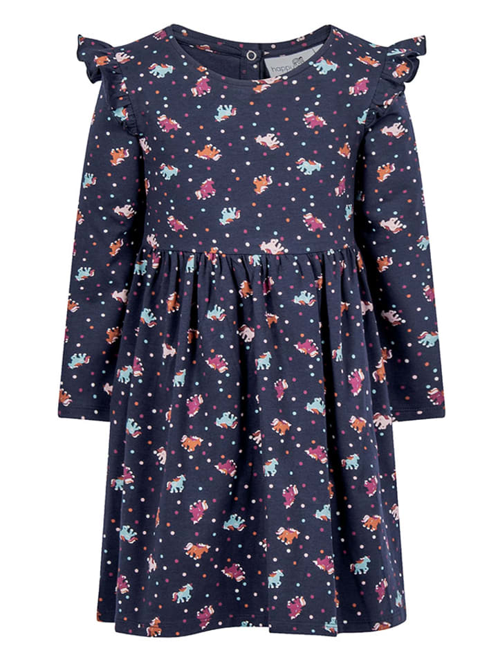 happy girls by Eisend Sukienka w kolorze granatowym ze wzorem rozmiar: 86