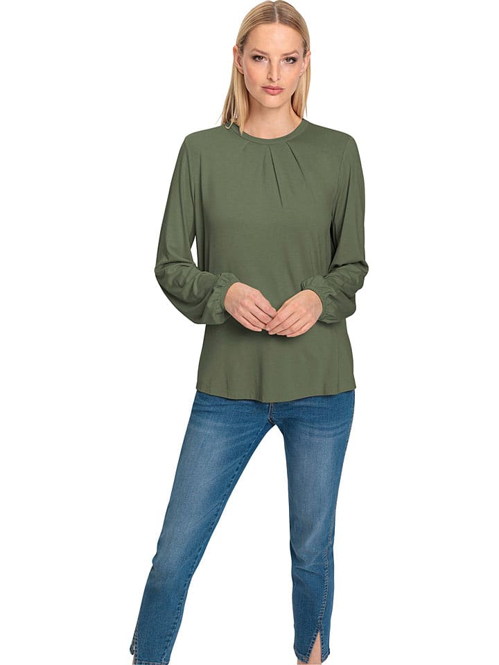 Heine Bluzka w kolorze khaki rozmiar: 38