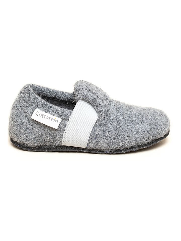 kitz-pichler Wełniane kapcie "Alpine Runner" w kolorze szarym rozmiar: 33