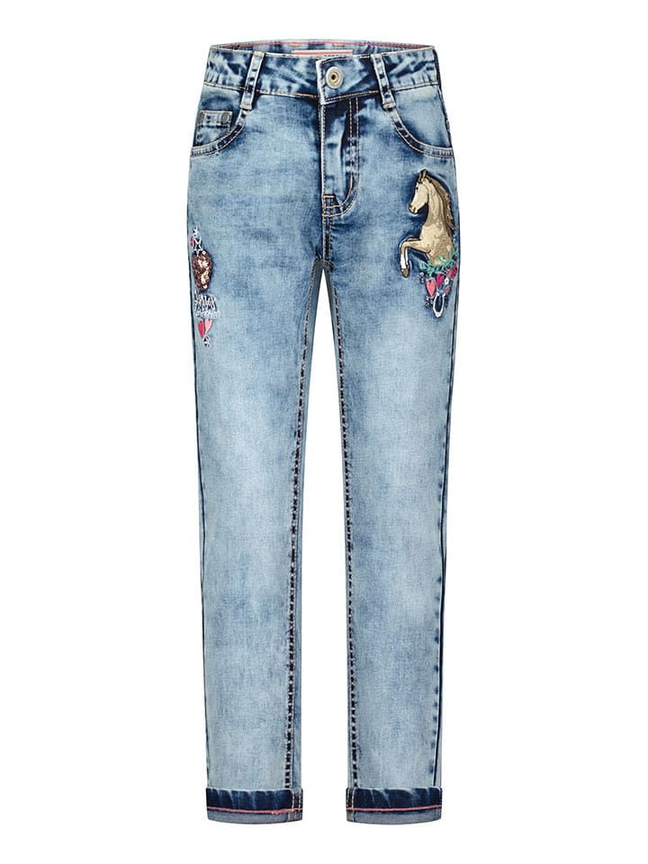 Salt and Pepper Dżinsy "Horse" - Regular fit - w kolorze błękitnym rozmiar: 128