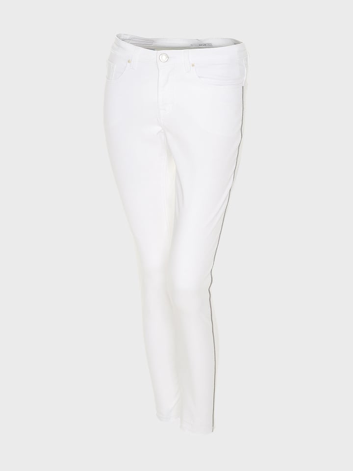 OPUS Dżinsy "Elma" - Skinny fit - w kolorze białym rozmiar: 34