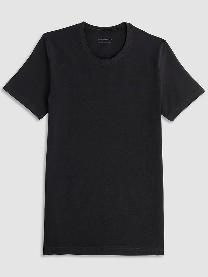 COTONELLA Koszulka w kolorze czarnym rozmiar: XXL