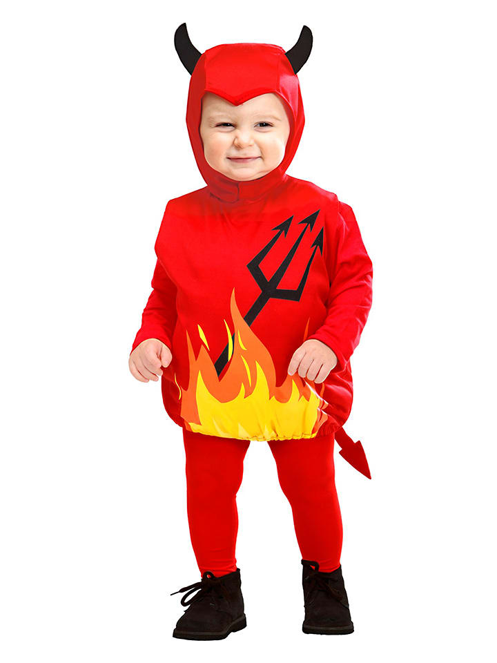 Widmann 2-częściowy kostium "Puffy Devil" w kolorze czerwonym rozmiar: 90-104