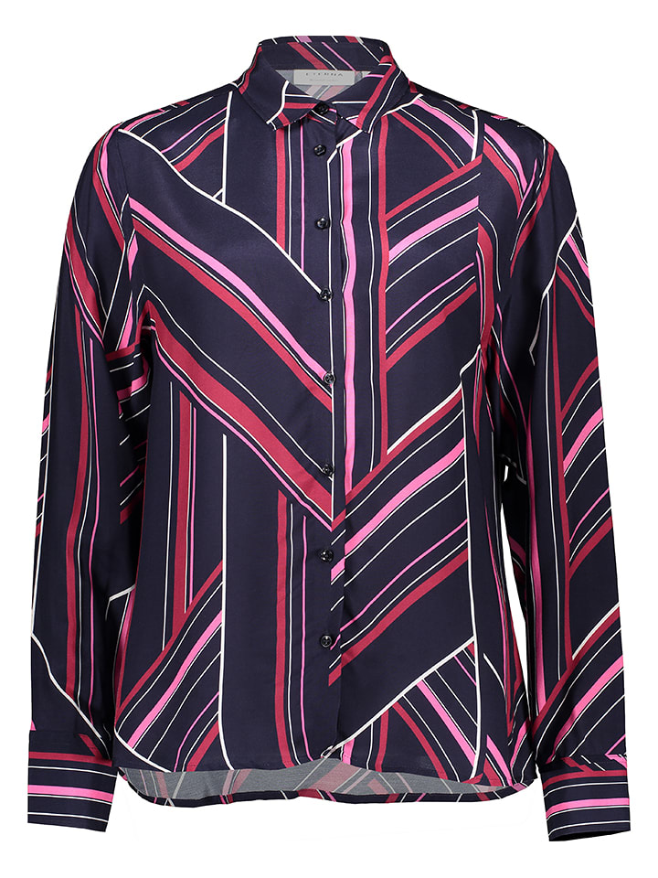 Eterna Koszula w kolorze granatowo-różowym rozmiar: 40