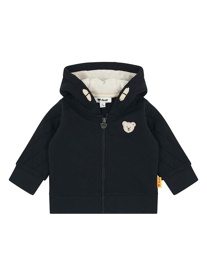 Steiff Bluza w kolorze czarnym rozmiar: 80