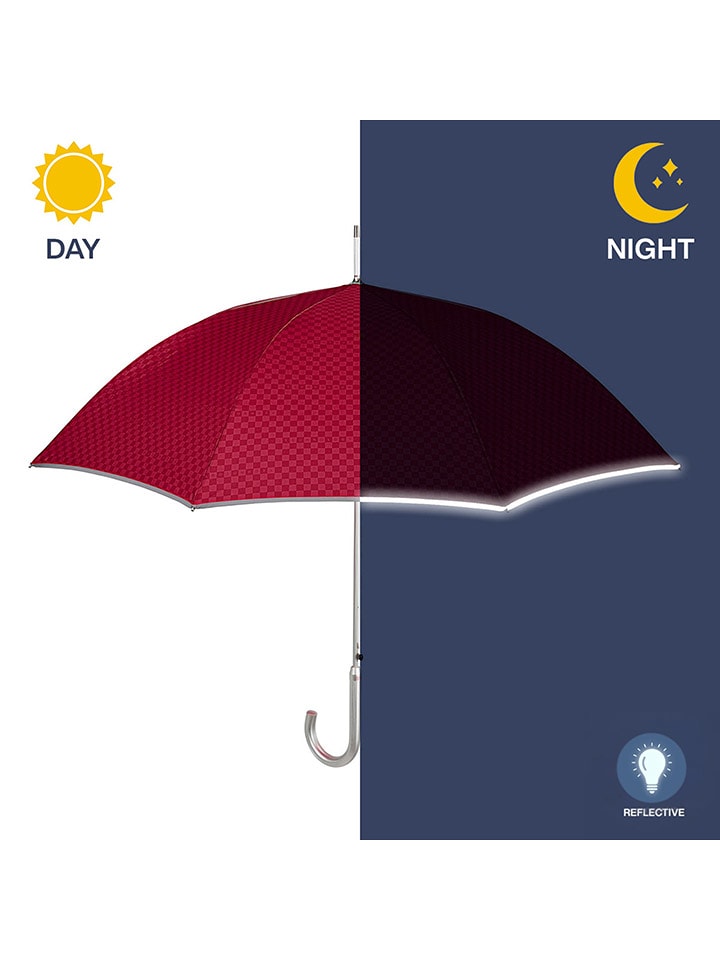 PERLETTI Parasol w kolorze czerwonym - Ø 112 cm rozmiar: onesize