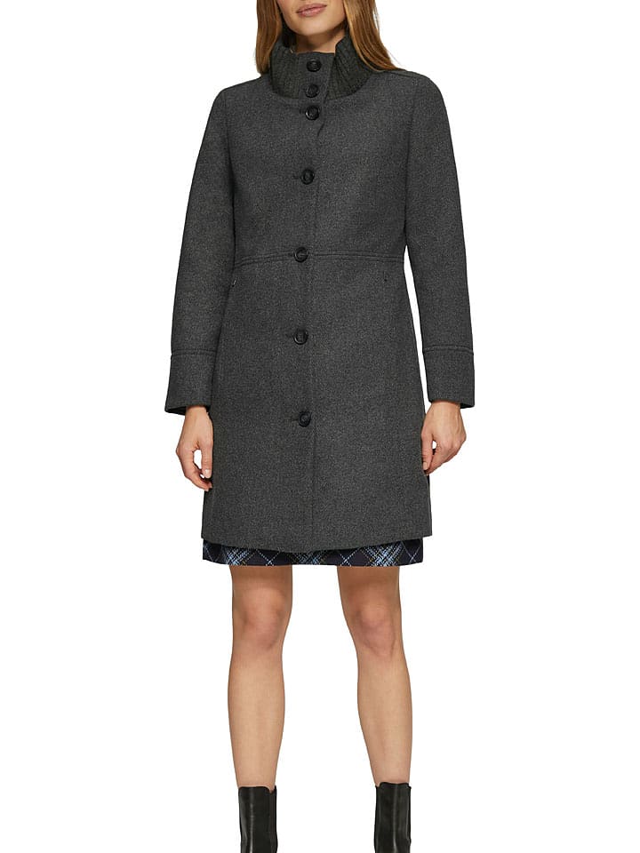 s.Oliver Płaszcz zimowy w kolorze antracytowym rozmiar: 44