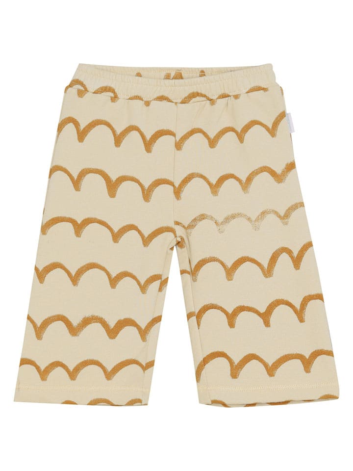 Noppies Spodnie dresowe "Tanton" w kolorze beżowym rozmiar: 80