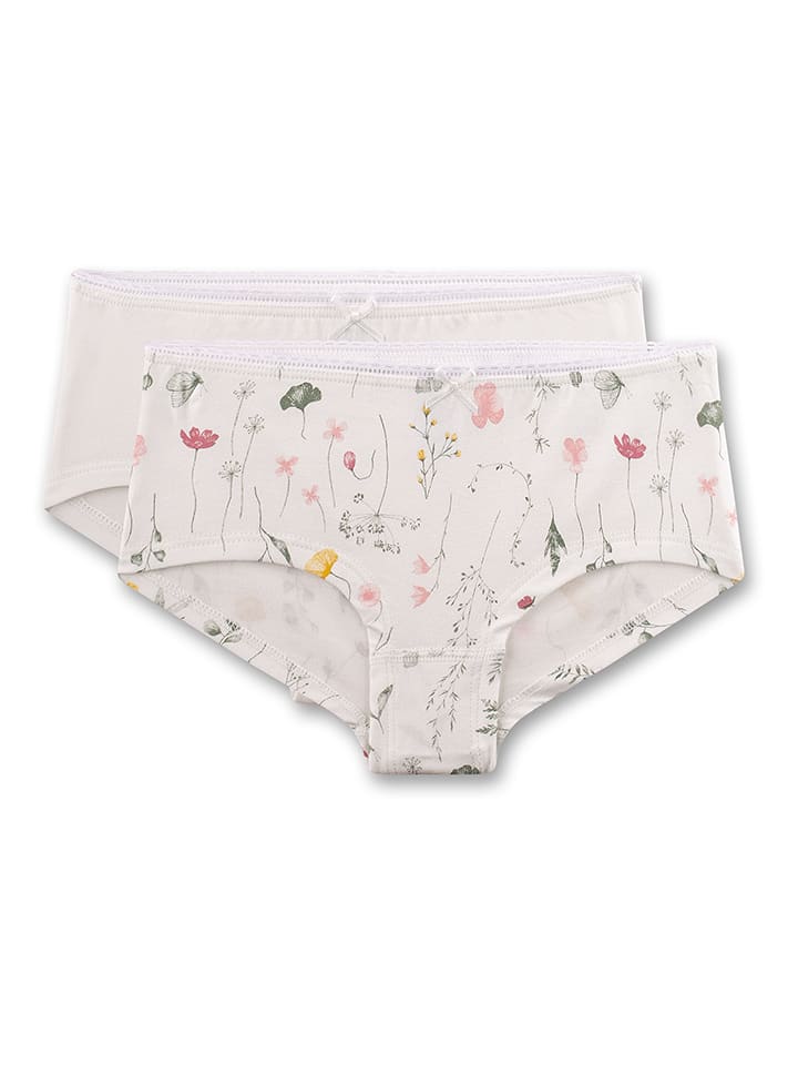 Sanetta Pełne majtki (2 pary) w kolorze białym rozmiar: 176