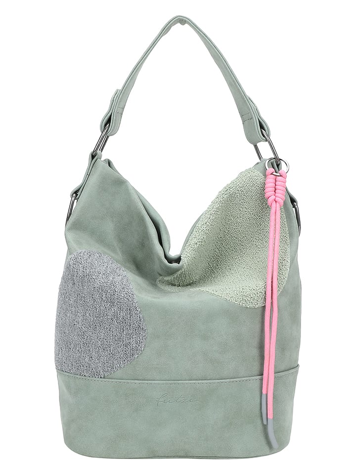 Fritzi aus Preußen Torebka "Olga" w kolorze zielono-szarym - 27 x 37 x 17 cm rozmiar: onesize