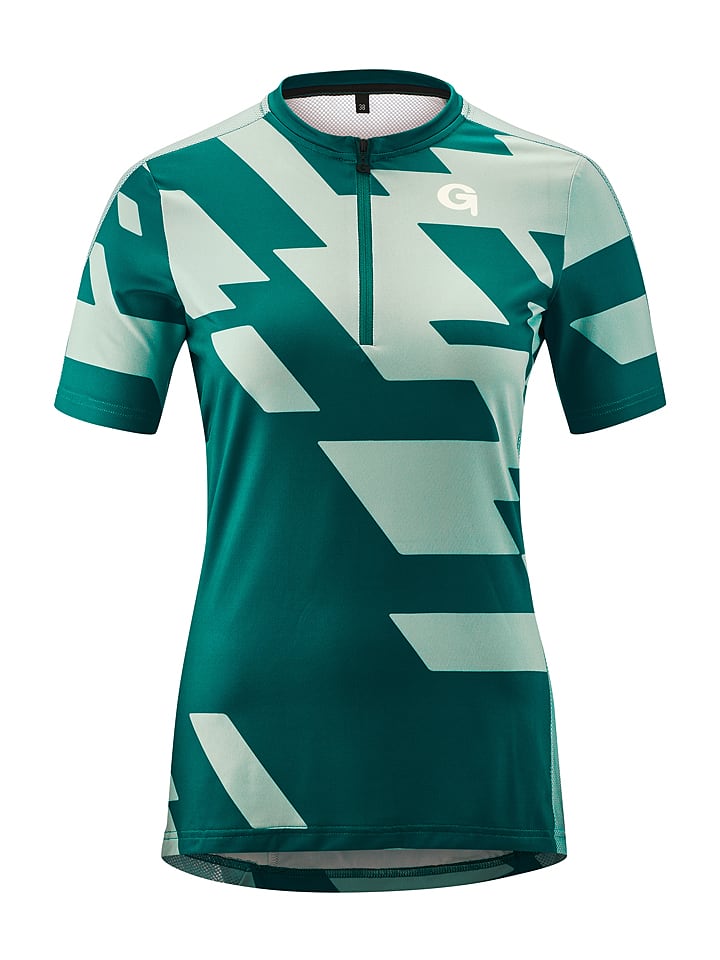 Gonso Koszulka kolarska "Basagno" w kolorze zielonym rozmiar: 40