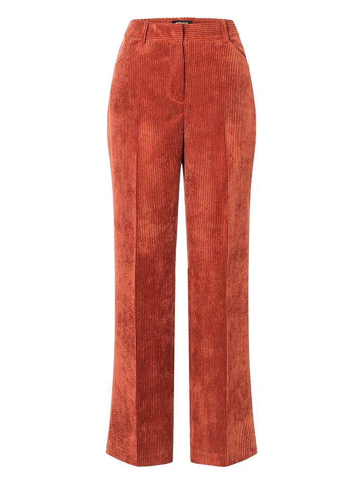 More & More Spodnie sztruksowe w kolorze jasnobrązowym rozmiar: 40